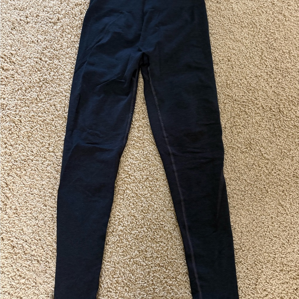 Alphalete Amplify Heathered Black Leggings, S